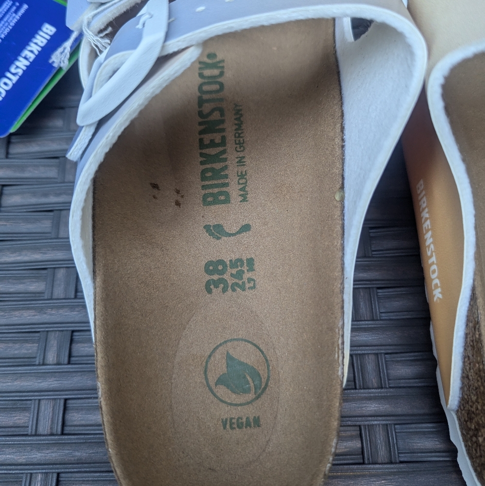 Birkenstock Arizona 38 Vegan Two Tone Ombre Sandals - Picture 6 of 8